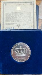 Zilveren Kroningsdukaat 1980 - Incl. Certificaat, Postzegels en Munten, Munten | Nederland, Ophalen of Verzenden