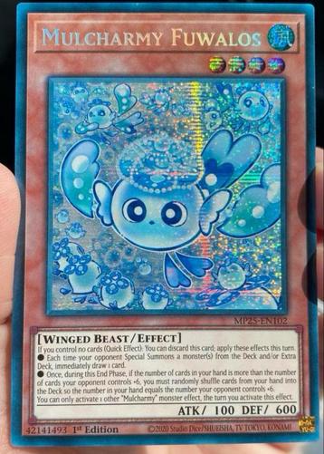Yu-Gi-Oh! Mulcharmy Fuwalos MP25 1st Ed Tin Promo Mint ! beschikbaar voor biedingen