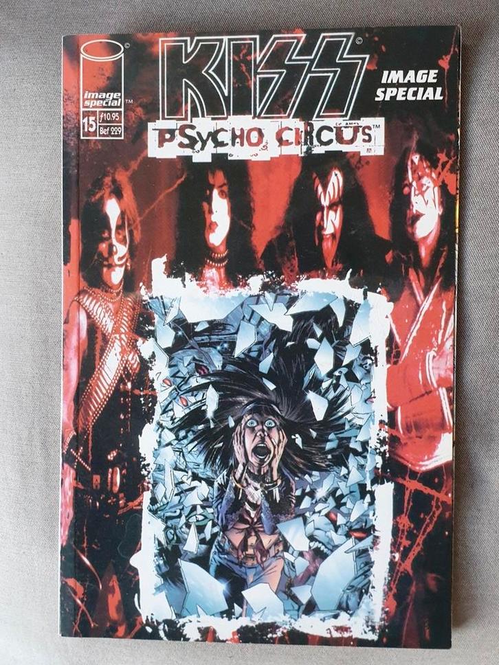Kiss Image Special Psycho Circus Stripboek Comic, Verzamelen, Muziek, Artiesten en Beroemdheden, Zo goed als nieuw, Overige typen