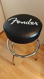Fender gitaarkruk, Huis en Inrichting, Barkrukken, Ophalen, Draaibaar, Leer, Zo goed als nieuw