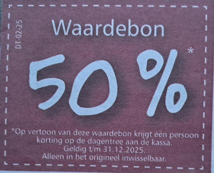 Met 50% korting naar dierentuin 'Tierpark Nordhorn', Tickets en Kaartjes, Kortingen en Cadeaubonnen, Eén persoon, Overige typen