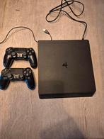 PlayStation 4 Slim 1TB + 2 Controllers, Spelcomputers en Games, Spelcomputers | Sony PlayStation 4, Ophalen of Verzenden, Met 2 controllers