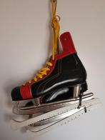 Vintage leren ijshockeyschaatsen maat 42, Sport en Fitness, Schaatsen, Ophalen, Gebruikt, IJshockeyschaatsen, Overige merken