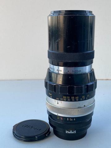 Nikkor-Q 20cm f/4 tele beschikbaar voor biedingen