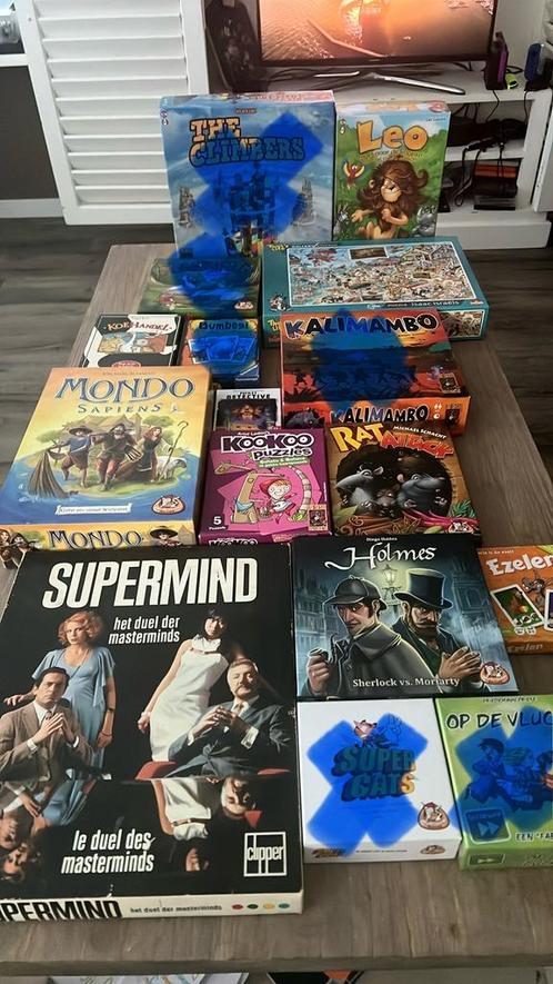 Pakket vol spellen, Hobby en Vrije tijd, Gezelschapsspellen | Bordspellen, Zo goed als nieuw, Ophalen of Verzenden