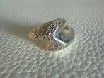 M258/Zilveren degelijke CAM Brutalist ring 17 1/2, Gebruikt, Verzenden, X, Dame