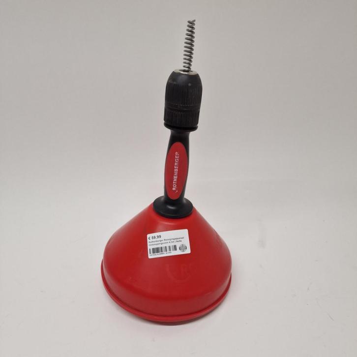 Rothenberger Reinigingapparaat Ontstoppingsveer 4,5m | Nette, Doe-het-zelf en Verbouw, Gereedschap | Handgereedschap, Zo goed als nieuw