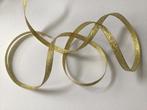 OPRUIMING Super mooi 6 mm breed goud lint nu 6 meter € 1.00, Verzenden, Nieuw, Lint, Band of Elastiek