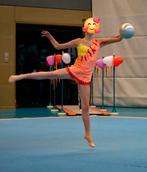 ritmische gymnastiekpakje, Overige typen, Oranje, Ophalen of Verzenden, Onbekend