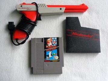 Super Mario bros/Duck hunt + Zapper (Nintendo NES) beschikbaar voor biedingen