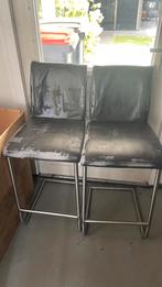 2 barkrukken, Huis en Inrichting, Barkrukken, 2 krukken, Ophalen, Gebruikt