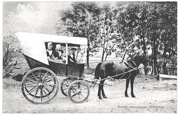700491 Walcheren Zeeland Veerenwagen 1915 Gelopen met post beschikbaar voor biedingen