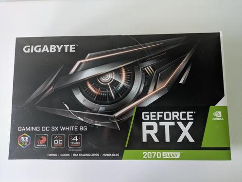 Geforce RTX 2070 super van Gigabyte, Computers en Software, Videokaarten, Gebruikt, Nvidia, PCI-Express 3.0, GDDR6, HDMI, DisplayPort