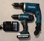 Makita accu boormachine 18V+Makita klop boormachine 710W, Doe-het-zelf en Verbouw, Gereedschap | Boormachines, Ophalen, Gebruikt