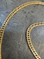 14k gouden miami cubaan link ketting 65 cm lang 4 mm breed, Sieraden, Tassen en Uiterlijk, Armbanden, Nieuw, Ophalen of Verzenden