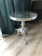 Sidetable, Huis en Inrichting, Tafels | Bijzettafels, Gebruikt, Rond, 55 tot 75 cm, Hout