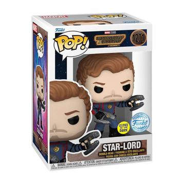 SALE! Funko POP! Guardians of the Galaxy - Star-Lord (Glow i beschikbaar voor biedingen