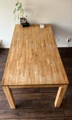 Houten eettafel, Huis en Inrichting, Tafels | Eettafels, Ophalen, Gebruikt, 200 cm of meer, 50 tot 100 cm