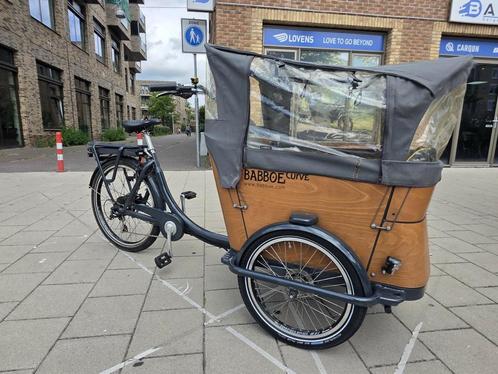 2dehands Babboe Curve-E - incl upgrade en toebehoren, Fietsen en Brommers, Fietsen | Bakfietsen, Zo goed als nieuw, Overige merken