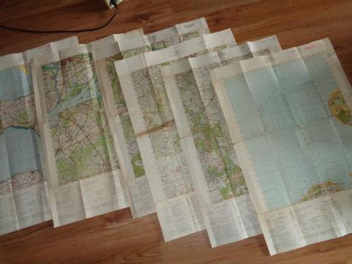 1951 stafkaart set NL leger vervallen soldaat MvO, Verzamelen, Militaria | Algemeen, Landmacht, Overige typen, Nederland, Verzenden