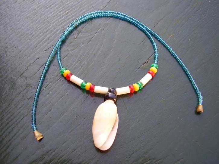 Halsketting met schelp, Sieraden, Tassen en Uiterlijk, Kettingen, Nieuw, Zilver, Verzenden