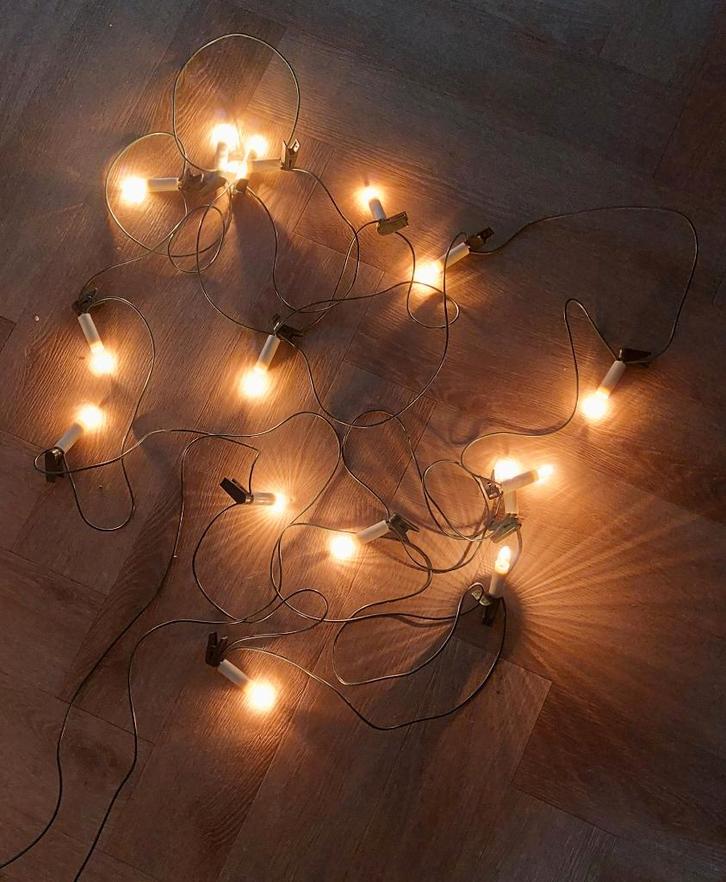 Kerstboom lichtjes kaarsjes, Diversen, Kerst, Gebruikt, Ophalen