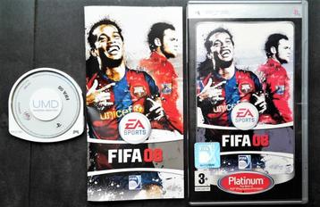 PSP - FIFA 08 - PlayStation Portable Voetbal Spel 2008 beschikbaar voor biedingen