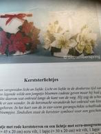 Patroon kerststerlichtjes, Hobby en Vrije tijd, Vilt, Ophalen of Verzenden, Zo goed als nieuw, Boek of Patroon