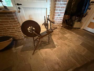 Antiek Spinnewiel - 19e Eeuw Decoratief Stuk beschikbaar voor biedingen