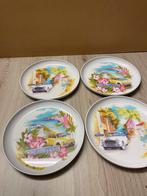 Set van 4 decoratieve borden kunststof, Overige materialen, Schaal, Rond, Ophalen of Verzenden