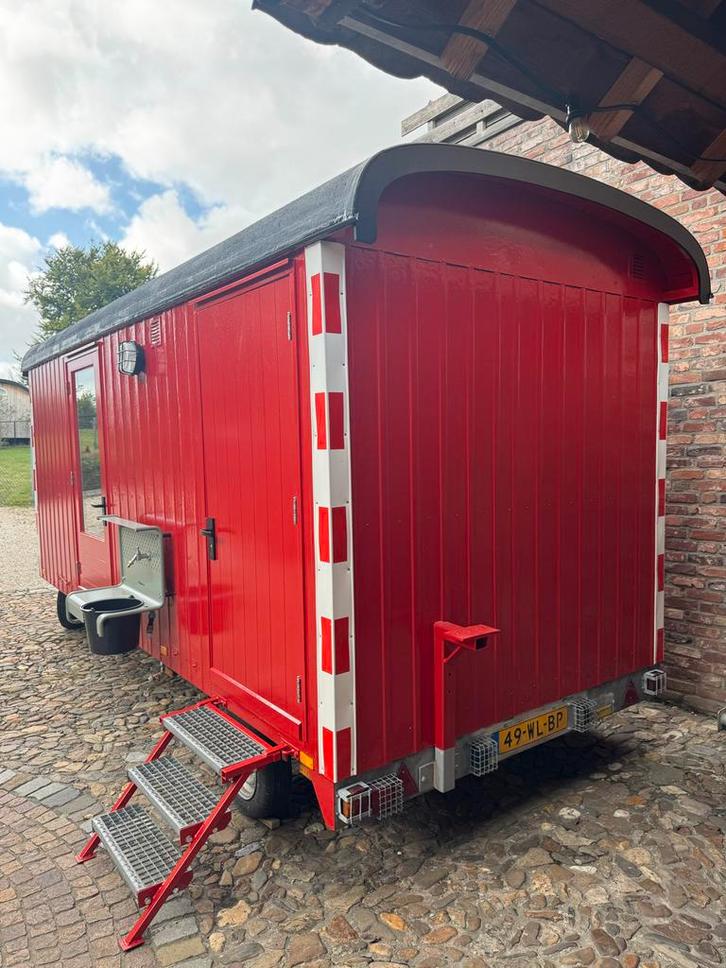 Pipowagen / Bouwkeet / schaftkeet / snelverkeer, Doe-het-zelf en Verbouw, Overige Doe-het-zelf en Verbouw, Ophalen