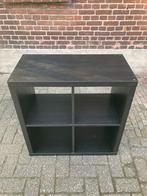 Ikea kallax open kast Zwart/Bruin, Ophalen, 50 tot 100 cm, Zo goed als nieuw, Minder dan 100 cm