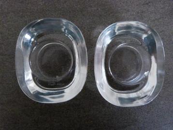 Glazen waxinelichthouders - scandinavisch design  beschikbaar voor biedingen