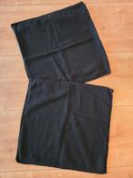 Zwarte GURLI kussensloop (50x50 cm) - IKEA, Ophalen of Verzenden, Gebruikt, Zwart, Vierkant