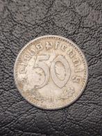 50 Reichspfennig 1943 D HK, Duitsland, Ophalen of Verzenden, Losse munt