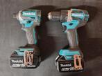 Makita slagtol en boormachine met 2 x 5ah accu, Doe-het-zelf en Verbouw, Gereedschap | Boormachines, Ophalen of Verzenden, Zo goed als nieuw