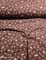 Tricot katoen flamingo bordeaux, 120 cm of meer, Nieuw, Ophalen of Verzenden, Katoen