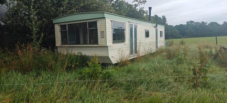 Degelijke stacaravan. 3,10m bij 9,5m tijdelijke woonruimte, Caravans en Kamperen, Stacaravans, tot en met 4, Ophalen