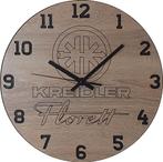 Themaklok met een Kreidler Florett (1) brommer logo, Ophalen of Verzenden, Nieuw, Wandklok