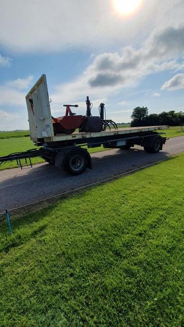 Te koop: Container aanhanger met laadbak. beschikbaar voor biedingen