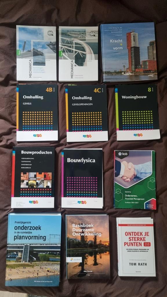 Bouwkunde boeken, Boeken, Partijen en Verzamelingen, Zo goed als nieuw, School, Studie en Wetenschap, Ophalen of Verzenden