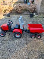 trap tractor met aanhanger, Kinderen en Baby's, Speelgoed | Buiten | Skelters, Ophalen, Gebruikt, Overige merken