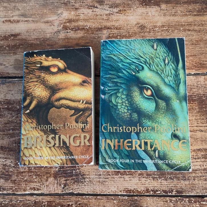 Brisingr en Inheritance, Christopher Paolini, Boeken, Fantasy, Gelezen, Ophalen of Verzenden