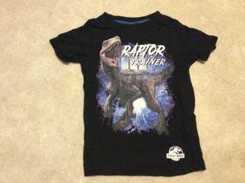 Jurassic World T-shirt "Raptor Trainer" maat 116 beschikbaar voor biedingen