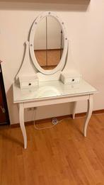 Kaptafel met spiegel en lades, Huis en Inrichting, Ophalen, Gebruikt, 100 tot 150 cm, 50 tot 100 cm