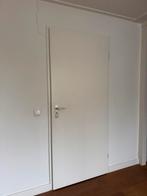 9 Opdekdeuren inclusief 3 met toiletslot rest normaal beslag, Ophalen, Kunststof, 80 tot 100 cm, Binnendeur