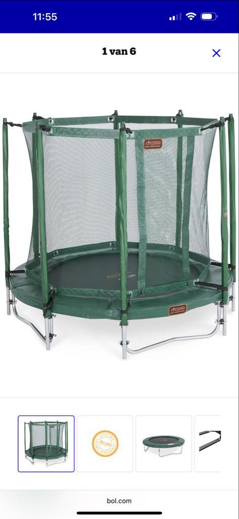 Avyna Pro-line 06 Trampoline + Net + Hoes diameter 200 h: 41, Kinderen en Baby's, Speelgoed | Buiten | Trampolines, Gebruikt, Ophalen