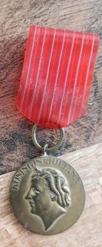 Herdenking medaille Koningin Juliana 1950, Postzegels en Munten, Penningen en Medailles, Nederland, Overige materialen, Ophalen