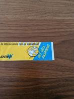 1196 Sticker A.N.W.B. de internationale reis en kredietbrief, Verzamelen, Ophalen of Verzenden, Zo goed als nieuw, Overige typen