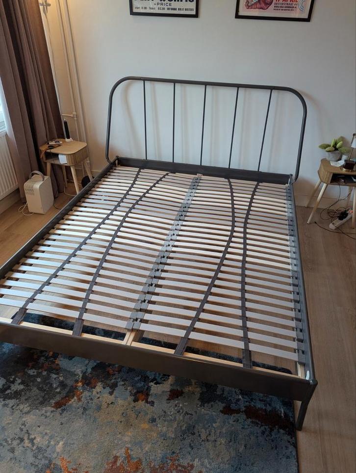 IKEA KOPARDAL Bedframe 160x200 inclusief lattenbodems, Huis en Inrichting, Slaapkamer | Bedden, Gebruikt, Tweepersoons, 160 cm